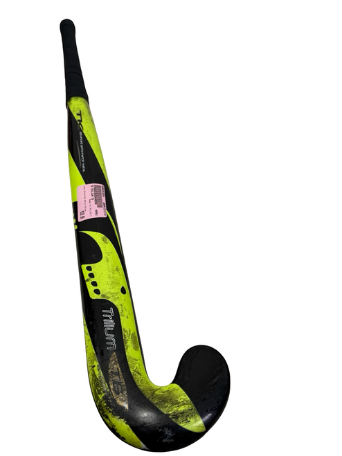 Vist Large View of Product Image Which is Used TK TRILIUM T6 Field Hockey Stick Black And Optic Yellow 35.5"