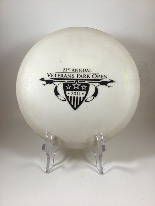 Vist Large View of Product Image Which is Used Innova KC PRO ROC Disc Golf Mid Range White 177g