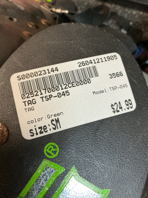 Vist Large View of Product Image Which is Used TAG TSP-045 FB Shoulder Pads Green SM