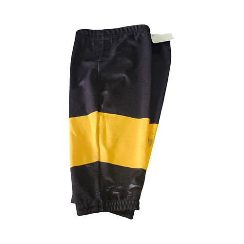 Vist Large View of Product Image Which is Used 22INCH HOCKEY SOCKS Hockey Sock Black And Gold 22"
