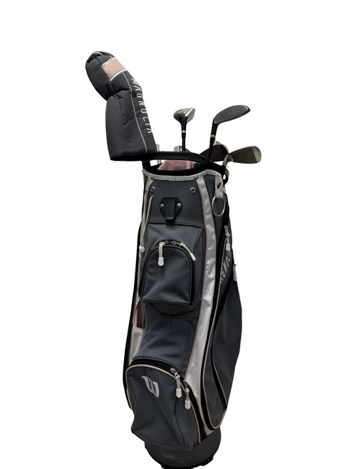 Vist Large View of Product Image Which is Used Wilson MAGNOLIA Womens Golf Package Set RH 7-Piece