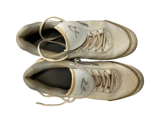 Vist Large View of Product Image Which is Used Ringor RINGOR CLEATS BB/SB Cleats White Senior 9