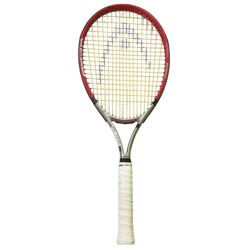 Vist Large View of Product Image Which is Used Head TITANIUM PRO Adult Tennis Racquet Red 4 3/8"