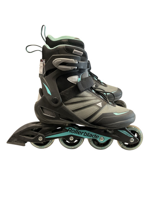 Vist Large View of Product Image Which is Used Rollerblade ZETRABLADE W SZ 10 Senior Rec Fitness Skates Black Senior 10