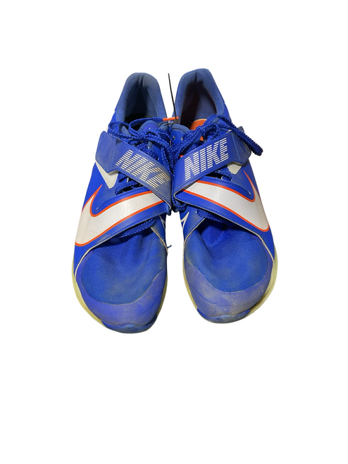 Vist Large View of Product Image Which is Used Nike Track & Field Cleats Adult Royal Blue Senior 8.5