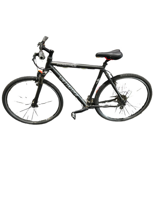 Vist Large View of Product Image Which is Used Specialized CROSSROADS XC ELITE Hybrid/City Bike Mens Black 54-55cm - MD Frame