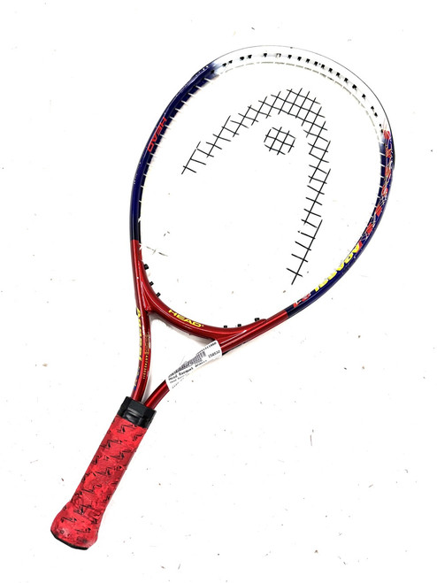 Vist Large View of Product Image Which is Used Head Racquet AGASSI Junior Tennis Racquet Red 21"