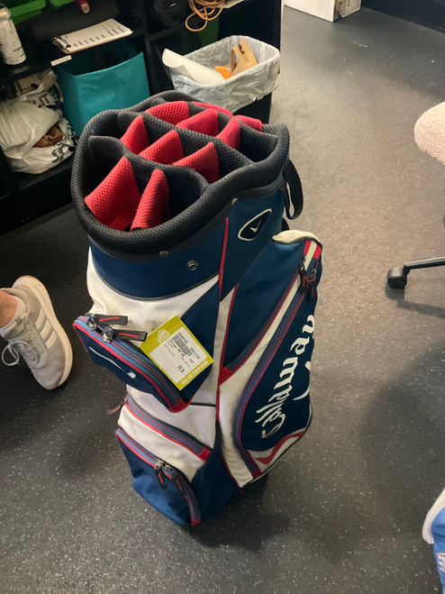 Vist Large View of Product Image Which is Used Callaway CART BAG Mens Cart Bag Navy Blue