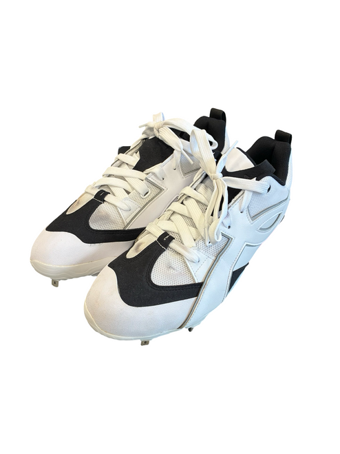 Vist Large View of Product Image Which is Used Under Armour ICON MID BASEBALL CLEATS BB/SB Cleats White Senior 12