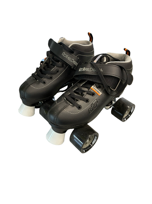 Vist Large View of Product Image Which is Used RollerDerby QUAD SKATES Senior Roller Quad Skates Black Senior 6