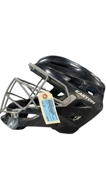 Vist Large View of Product Image Which is Used Easton GAMETIME Catchers Helmet w/Mask Black SM