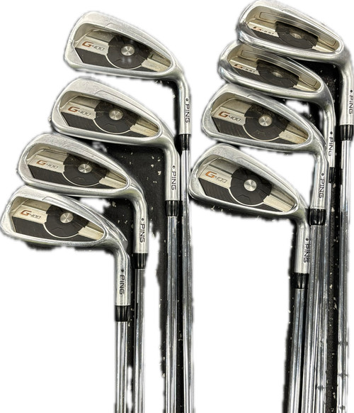 Vist Large View of Product Image Which is Used Ping G400 Mens Iron Set RH 4I-PW