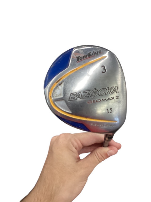 Vist Large View of Product Image Which is Used Tour Edge BAZOOKA GEOMAX Mens Fairway Wood RH 3 Wood