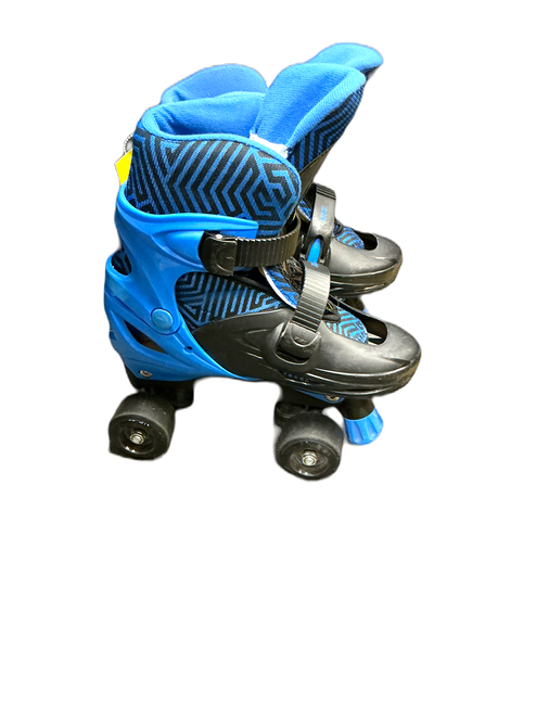 Vist Large View of Product Image Which is Used NEON QUAD SKATES Junior Roller Quad Skates Black Adjustable
