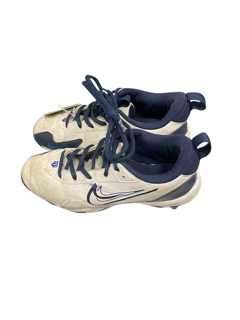 Vist Large View of Product Image Which is Used Nike TROUT BB/SB Cleats Navy And White Junior 03.5