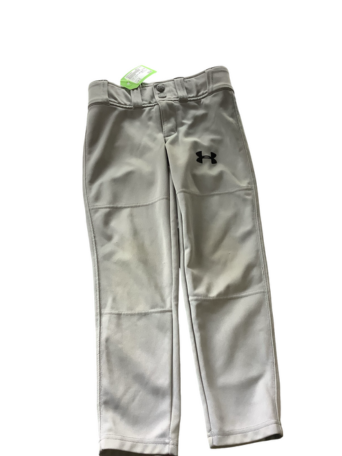 Vist Large View of Product Image Which is Used Under Armour BB PANTS BB/SB Pant Boys Grey XS
