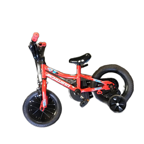 Vist Large View of Product Image Which is Used Schwinn JUMPING JACK Training Wheel Bike Boys Red 12"