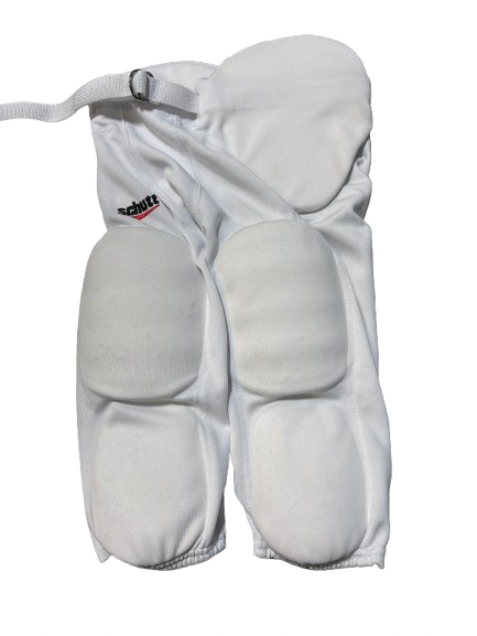 Vist Large View of Product Image Which is Used Schutt Youth FB Integrated Pants White LG