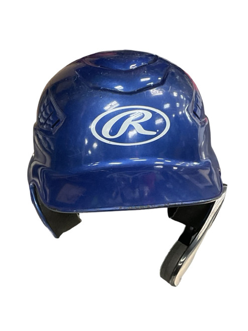 Vist Large View of Product Image Which is Used Rawlings RCFH Batting Helmet No Mask Royal Blue SM