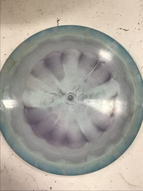 Vist Large View of Product Image Which is Used Discraft ESP VULTURE Disc Golf Driver Sky Blue 175g