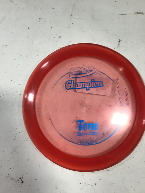 Vist Large View of Product Image Which is Used Innova CHAMPION TERN Disc Golf Driver Red 174g