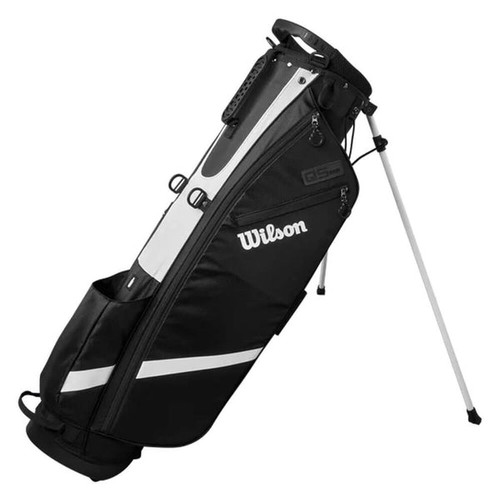Vist Large View of Product Image Which is New WILSON QS STAND BAG BLACK/WHITE