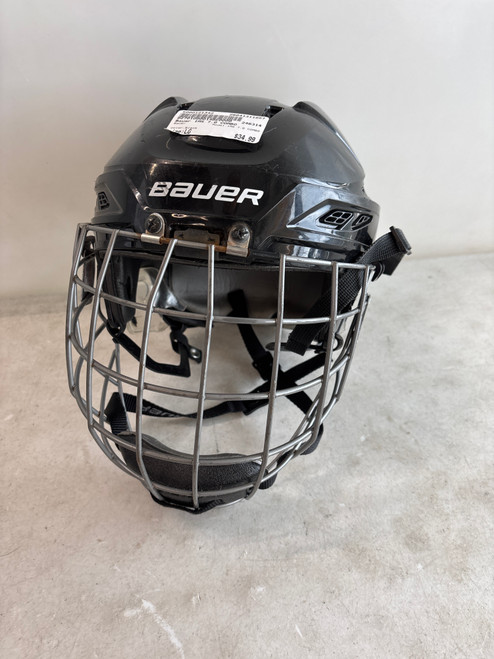 Vist Large View of Product Image Which is Used Bauer IMS 7.0 COMBO Helmet Cage Combo Black LG
