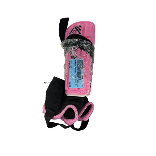 Vist Large View of Product Image Which is Used Vizari Soccer Shin Guards Youth Pink XS