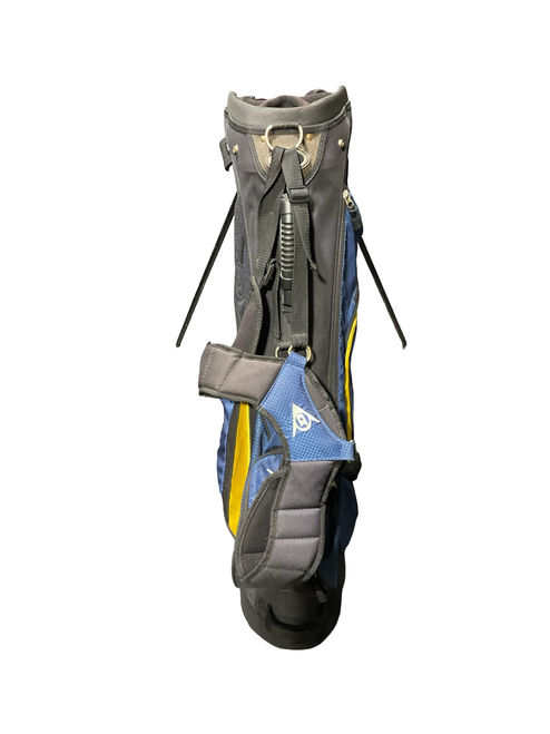 Vist Large View of Product Image Which is Used Dunlop BLU/YELLOW STAND Mens Stand Bag Navy Blue