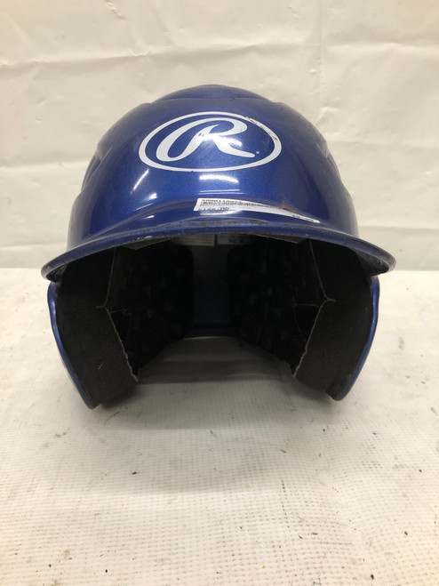 Vist Large View of Product Image Which is Used Rawlings RCFH Batting Helmet No Mask Royal Blue MD