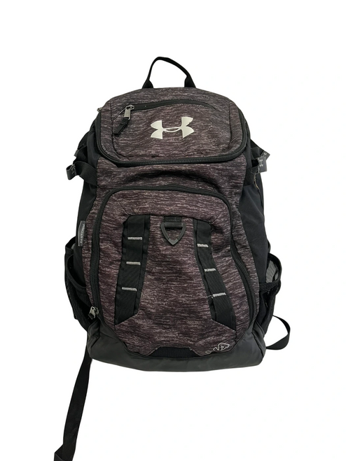 Vist Large View of Product Image Which is Used Under Armour Black BB/SB Player Backpack Grey