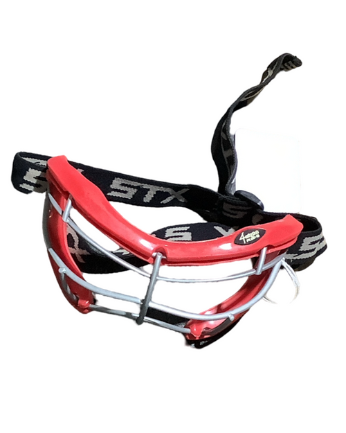 Vist Large View of Product Image Which is Used STX GOGGLES Lacrosse Facial Protect Red MD