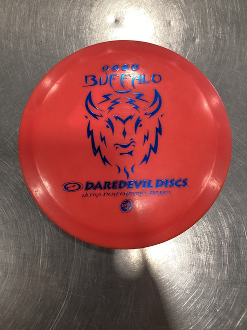Vist Large View of Product Image Which is Used DAREDEVIL BUFFALO Disc Golf Driver Red
