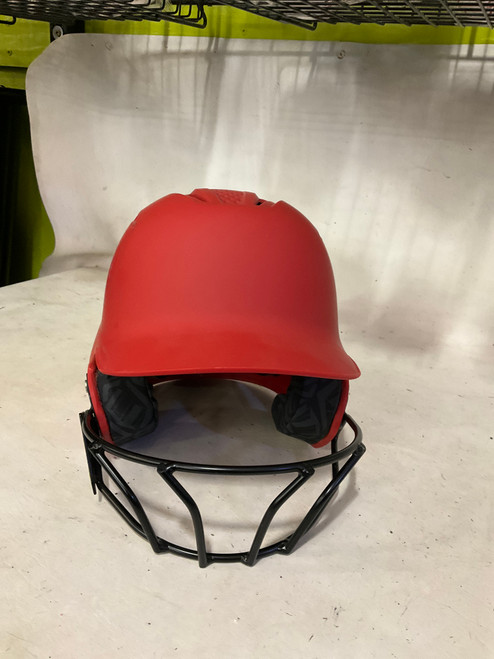 Vist Large View of Product Image Which is Used Evoshield SB HELMET Batting Helmet w/Mask Red XS
