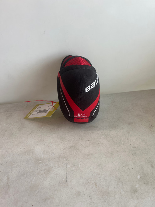 Vist Large View of Product Image Which is Used Bauer LEGACY Youth Elbow Pads SM