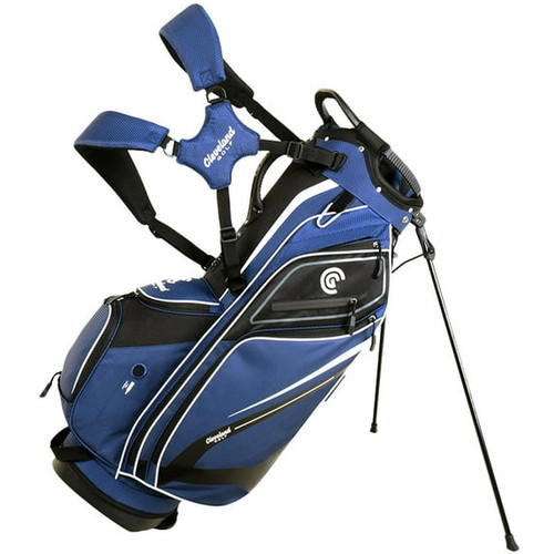 Vist Large View of Product Image Which is New CLEVELAND CG LT STAND BAG NAVY/BLK