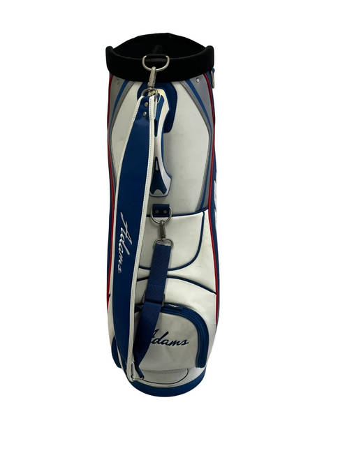 Vist Large View of Product Image Which is Used Adams Staff Cart Display Bag Mens Cart Bag White