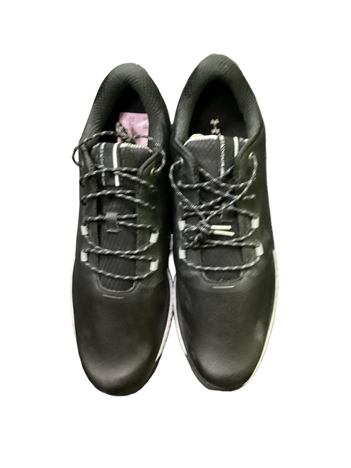 Vist Large View of Product Image Which is Used Under Armour Mens Golf Shoes Black Senior 11.5