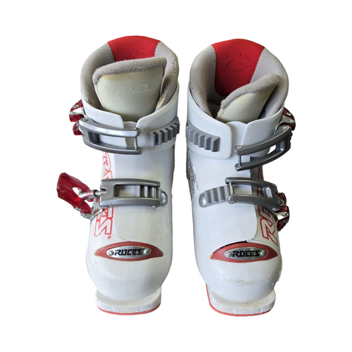 Vist Large View of Product Image Which is Used Roces IDEA UP ADJUSTABLE 16-18.5 BOOTS Boys DH Ski Boot White 160 MP - Y09