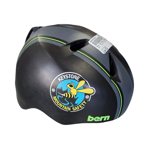 Vist Large View of Product Image Which is Used Bern ZIP MOLD YOUTH HELMET Snowsport Helmet Youth Black XS/S