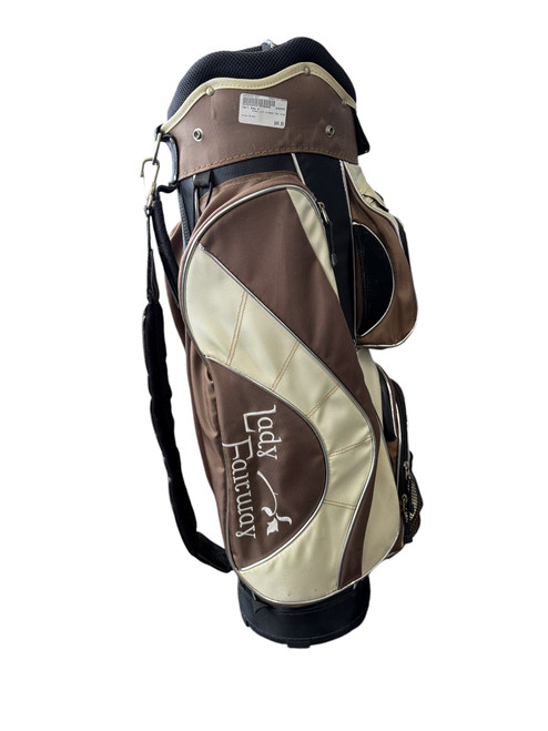 Vist Large View of Product Image Which is Used LADY FAIRWAY HSL PLUS Womens Cart Bag Brown
