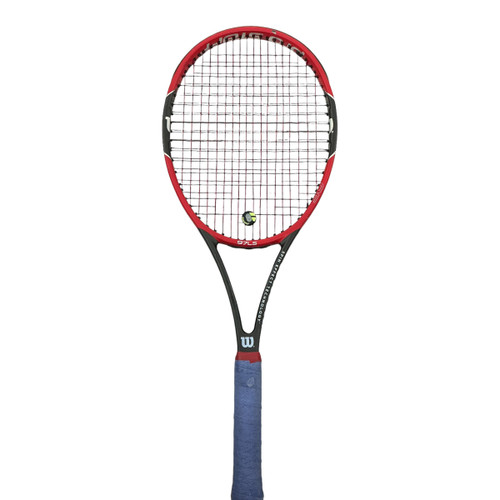 Vist Large View of Product Image Which is Used Wilson PRO STAFF 97LS Adult Tennis Racquet None 4 3/8"