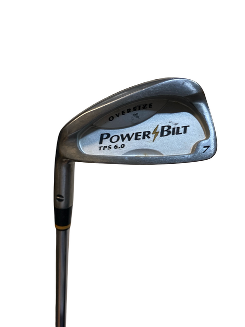 Vist Large View of Product Image Which is Used Powerbilt TPS 6.0 Mens Individual Iron LH 7 Iron