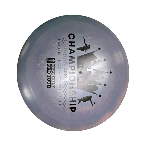 Vist Large View of Product Image Which is Used Discraft HEAT 2019 TOUR SERIES Disc Golf Driver Purple 170g