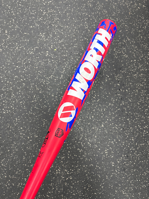 Vist Large View of Product Image Which is Used Worth AMP BB/SB Slowpitch Bat 34"