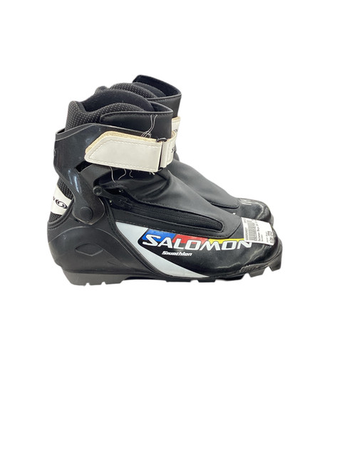 Vist Large View of Product Image Which is Used Salomon Boys SNS XC Ski Boots Black W 06 / JR 04-04.5