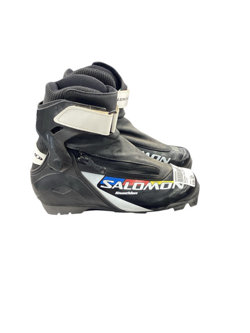 Vist Large View of Product Image Which is Used Salomon Boys SNS XC Ski Boots Black W 05-05.5 / JR 03.5-04