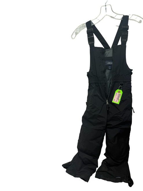 Vist Large View of Product Image Which is Used Lands End Youth Snow Bibs Size 6