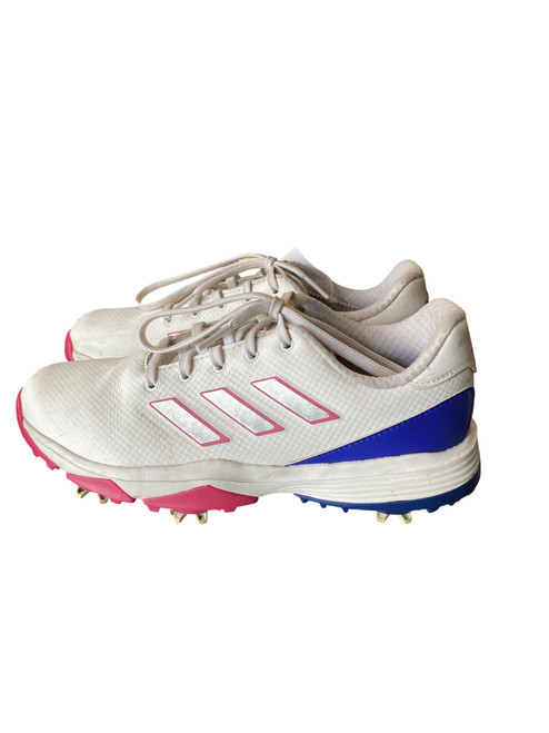 Vist Large View of Product Image Which is Used Adidas Womens Golf Shoes White Senior 4.5