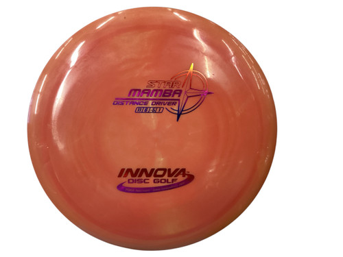 Vist Large View of Product Image Which is Used Innova STAR MAMBA Disc Golf Driver Red